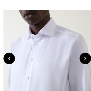 ETON CONTEMPORARY  White Men's Shirt Size 42.    16 1/2
